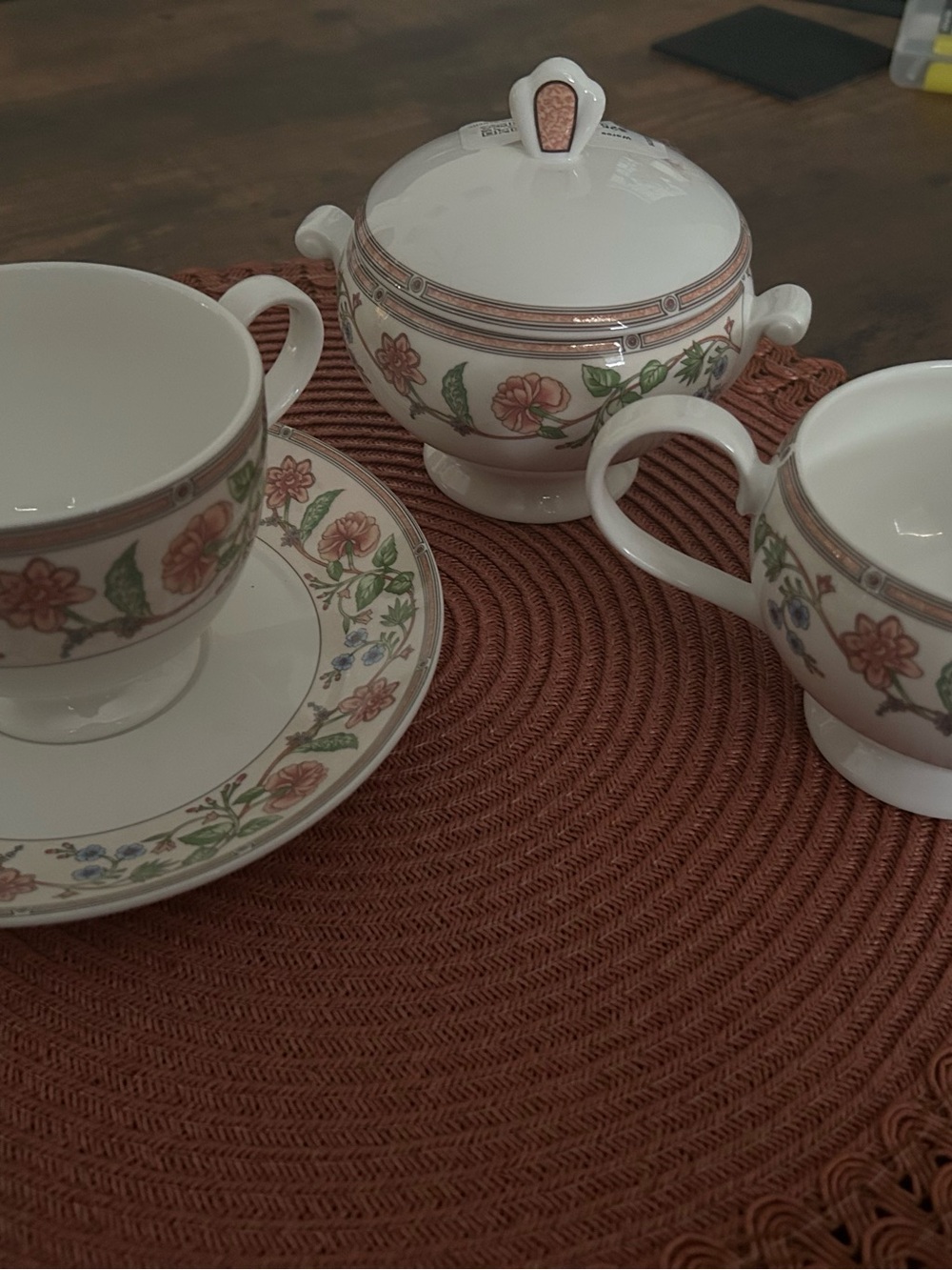 Vintage Mikasa rosemere tea set of 8